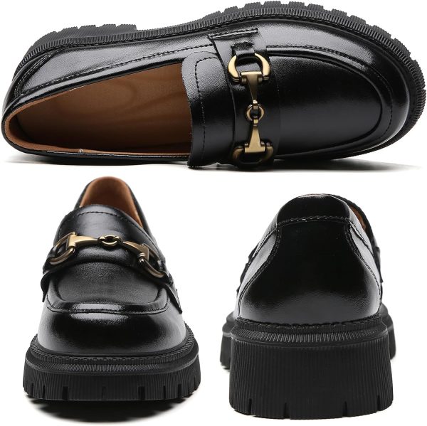 OKJ Loafers for Women Chunky Women's Loafers & Slip-ons Fashion Penny - Image 5