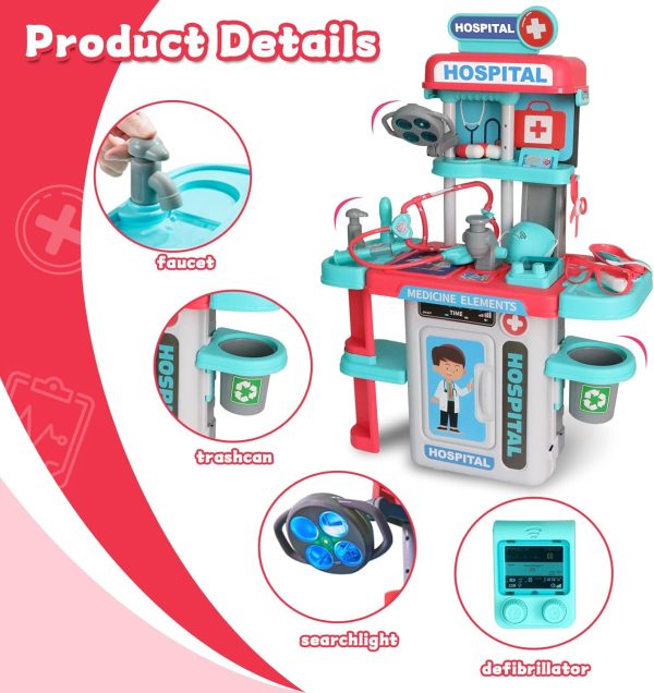 Doctor Kit for Toddlers 3-5 - Kids Doctor Play Kit - Fun and Engaging - Image 8