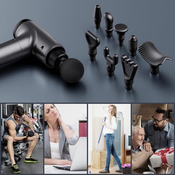 Massage Gun Deep Tissue, Handheld Electric Muscle Massager, High Intensity - Image 5