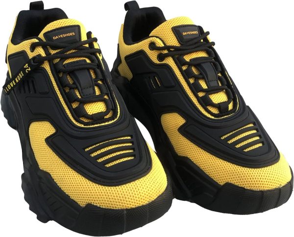 Mamba 24 Mens Wide Walking Shoes Height Increasing Luxury Mech Sneakers - Image 7