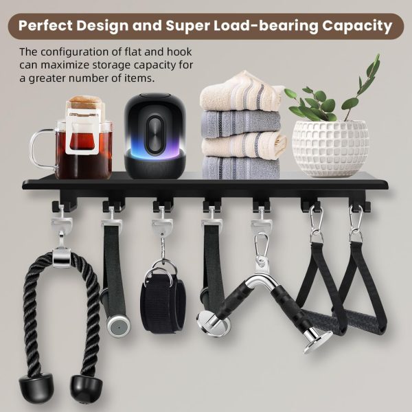 Floating Shelf Organizer Compatible with Tonal Accessories Home Gym Weight - Image 4