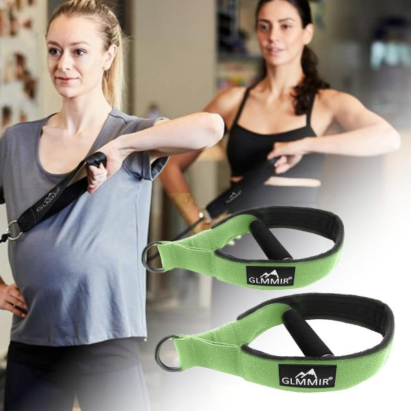 Pilates Double Loop Straps for Pilates Reformer, Fitness Metal D Ring - Image 6