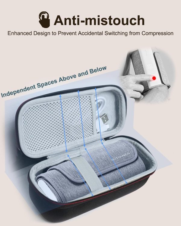 Hard Carrying Case for Withings BPM Connect Blood Pressure Monitor, Travel - Image 4