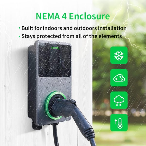 Autel MaxiCharger Home Smart Electric Vehicle (EV) Charger, 50 Amp Level 2 - Image 3