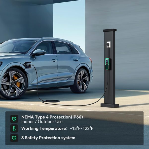 Level 2 EV Charger,10 to 40 Amp with J1772 NEMA 14-50 Thick Cable (8AWG), - Image 3
