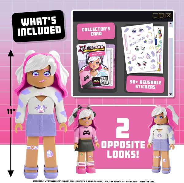 Fashion Doll - Pink_Playz with 2 Outfits and 100+ Ways to Customize - Image 5