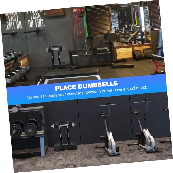Dumbbell Rack Stand Station Accessories Holder Barbell Clamps Collars - Image 6