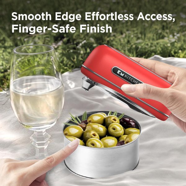 Kitchen Mama Orbit One Rechargeable Can Opener: Hands-Free Operation, - Image 4