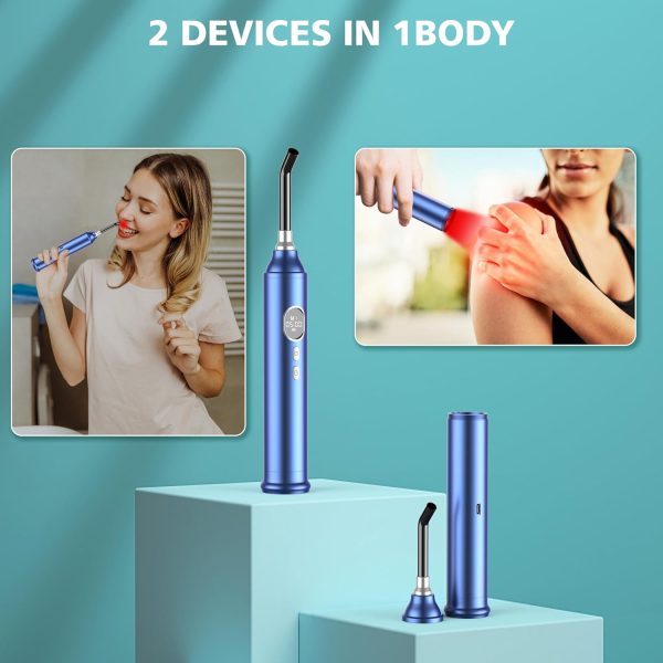 Red Light Therapy with Removable Tip, 2-in-1 Near Infrared & Red Light - Image 2