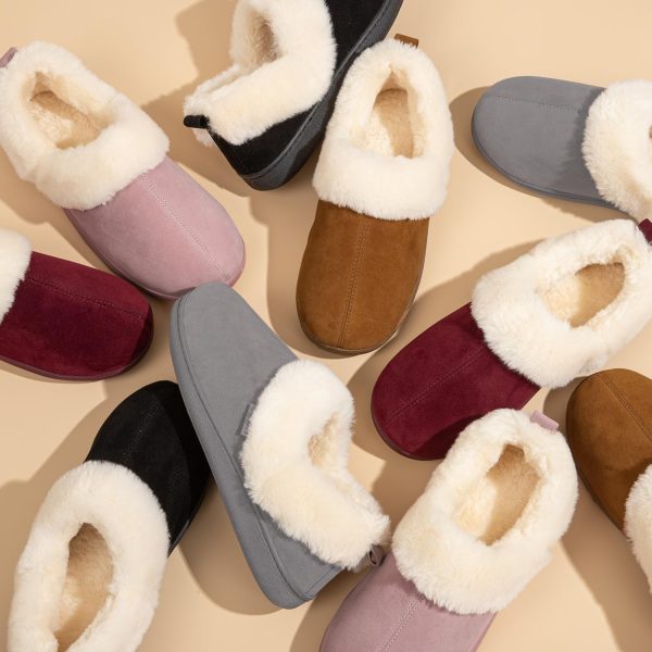 FamilyFairy Women Memory Foam Bootie Slippers, Warm Cozy Micro Suede - Image 6