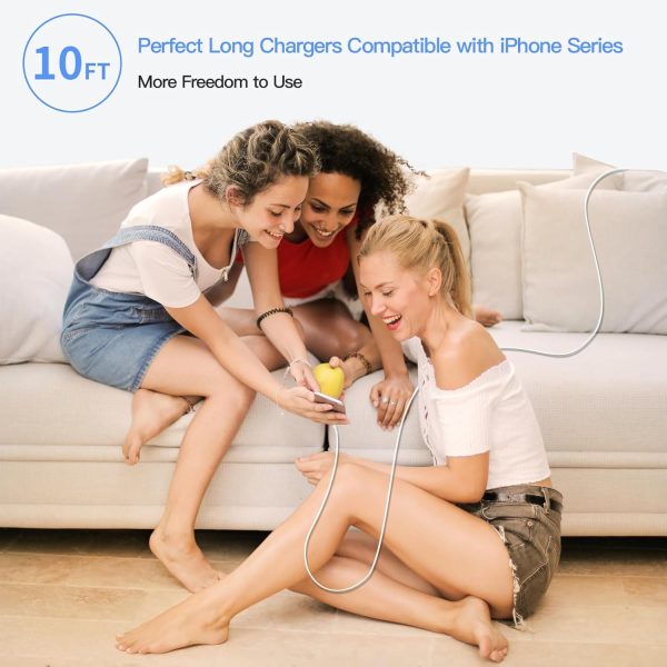20W USB C Fast Charger 10 FT Compatible with iPhone 14 13 12 11 XS XR X 8 - Image 7