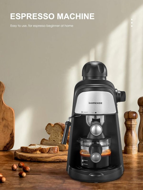 Espresso Machine, 3.5Bar Espresso and Cappuccino Machine with Fast Heating - Image 2
