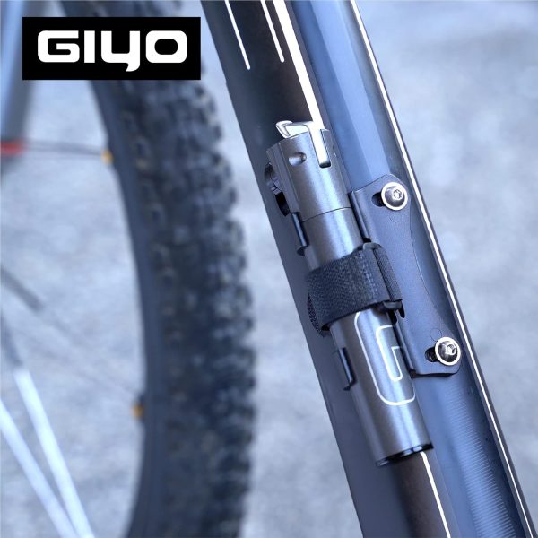 GIYO Small Bike tire Pump Schrader & Presta Valve for MTB 80 PSI Telescopic - Image 8