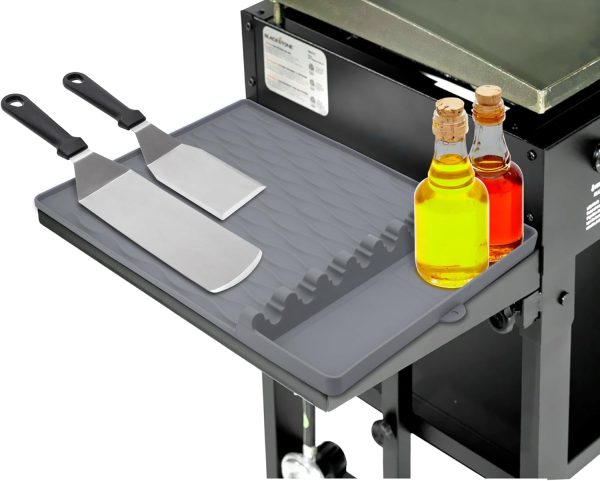 Silicone Grill Mat Griddle Accessories for Blackstone Side Shelf Spatula - Image 8