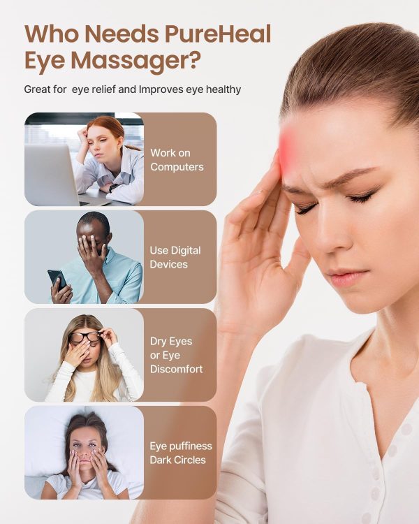 Eye Massager with Heat for Migraines, Christmas Birthday Gifts for Women - Image 7