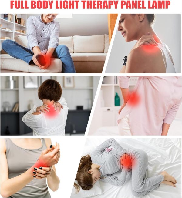 Red Light Therapy for Face and Body, Infrared Light Therapy Lamp with Stand - Image 4