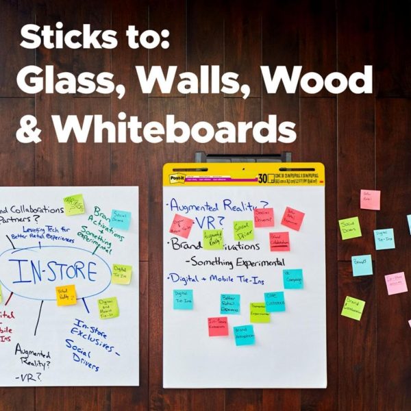 Post-it Super Sticky Easel Pad, 25 in x 30 in, White, 30 Sheets/Pad, 2 - Image 6