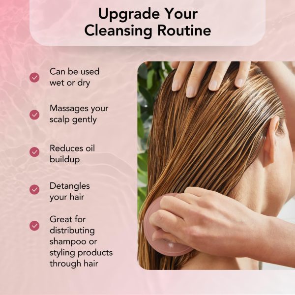 Kitsch Hair Scalp Massager - Shampoo Brush - Scalp Scrubber & Hair Massager - Image 3