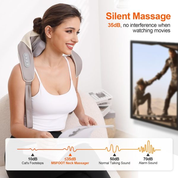 Neck Massager, Cordless Deep Tissue 4D [Imitation Human Hand Kneading] - Image 7