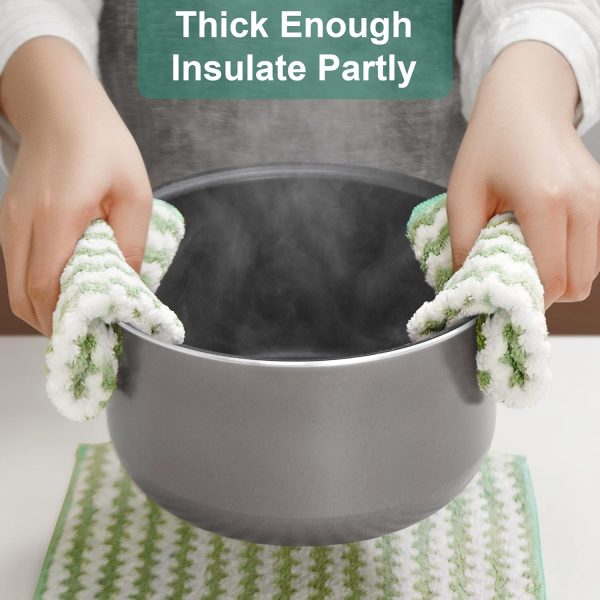 JOYMOOP Microfiber Cleaning Cloth, Kitchen Towels for Dish Drying Washing, - Image 6