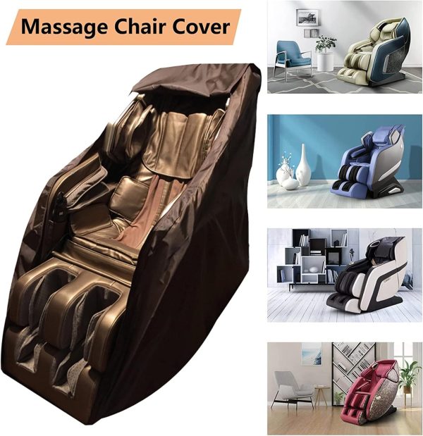 Full Body Shiatsu Massage Chair Cover, Oxford Cloth Waterproof Zero Gravity - Image 4