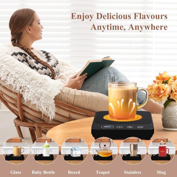 Coffee Mug Warmer for Desk, Electric Heated Mug Cup Warmer,Smart Mug Warmer - Image 6
