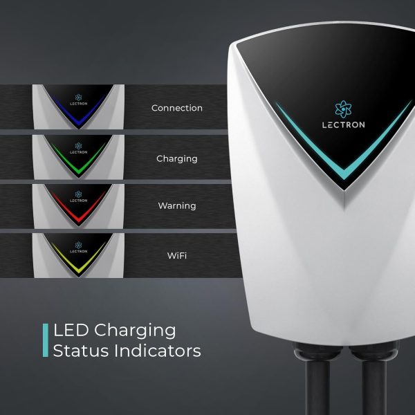 Lectron Electric Vehicle Charging Station (WiFi) 48 Amp with App Control - - Image 6