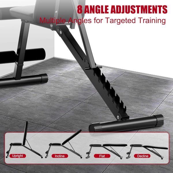 Adjustable Weight Bench Press for Home Gym Workout Bench with 700 LB - Image 5