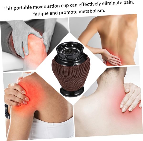 Ipetboom 1pc Moxibustion Cup Portable Moxa Device Moxibustion Holder Burner - Image 2