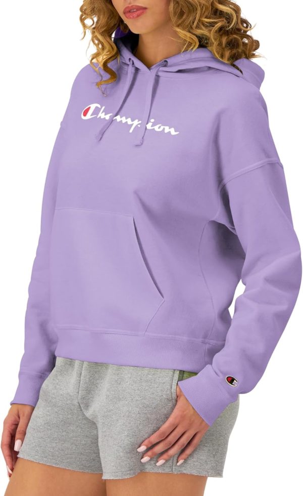 Champion Women's Hoodie, Powerblend, Fleece, Comfortable Hoodie Sweatshirt - Image 3