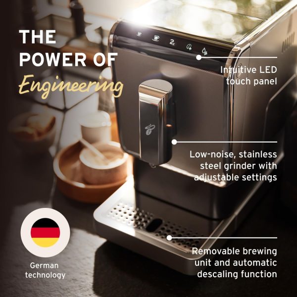 Tchibo Automatic Espresso & Coffee Machine with Built-in Grinder, No Coffee - Image 5