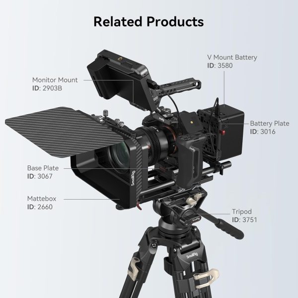 SmallRig A7R V / A7 IV / A7S III Cage with Top Handle, Side Handgrip and - Image 8