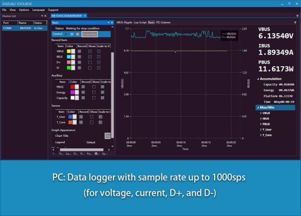 USB Power Meter USB 3.1 Tester Digital Multimeter Current Tester Voltage - Image 4