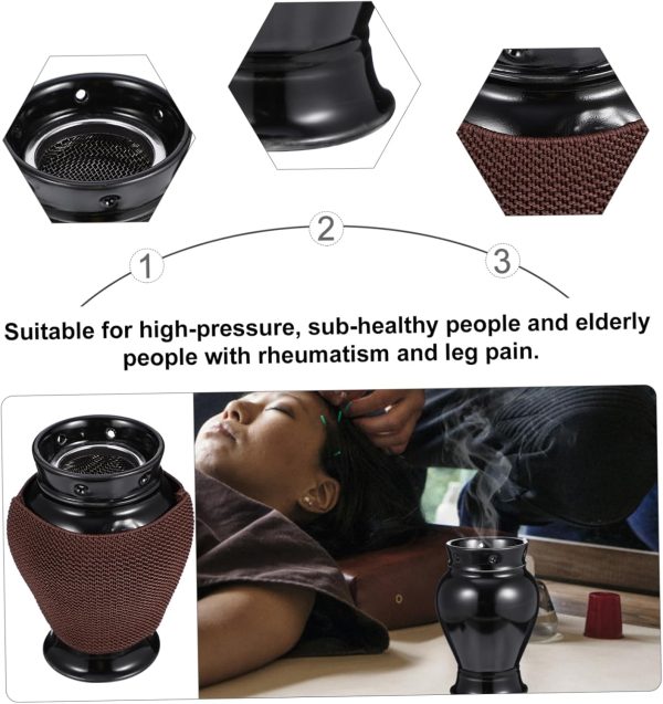 Ipetboom 1pc Moxibustion Cup Portable Moxa Device Moxibustion Holder Burner - Image 4
