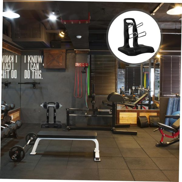 Dumbbell Rack Stand Station Accessories Holder Barbell Clamps Collars - Image 9
