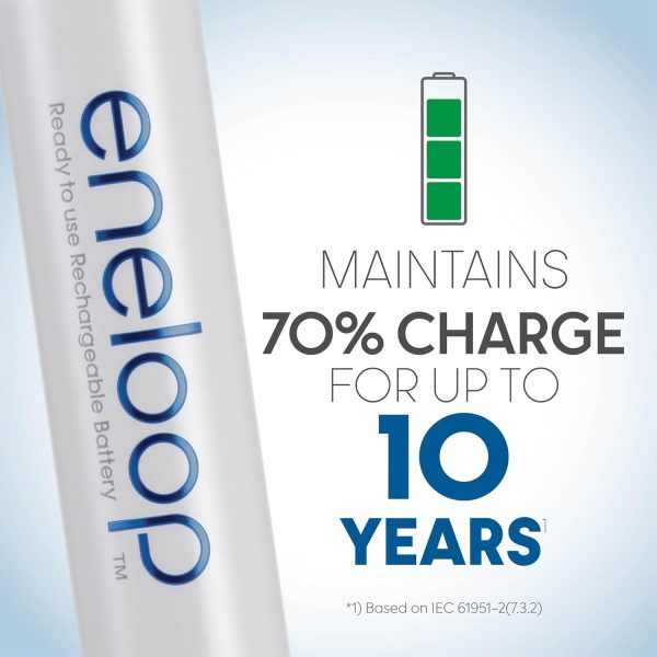 Panasonic BK-4MCCA16FA eneloop AAA 2100 Cycle Ni-MH Pre-Charged - Image 5