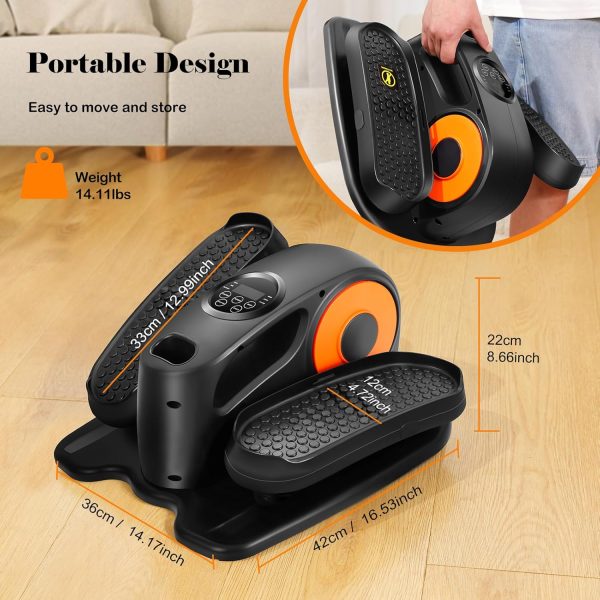 Under Desk Elliptical Machine, Ellipse Leg Exerciser for Seniors Fully - Image 7