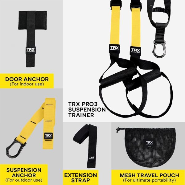TRX PRO3 Suspension Trainer System, Durable Design for Cross-Training, - Image 5