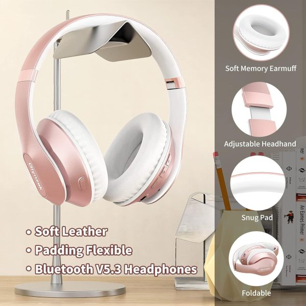 Wireless Bluetooth Headphones Over Ear 65H Playtime HiFi Stereo Headset - Image 4