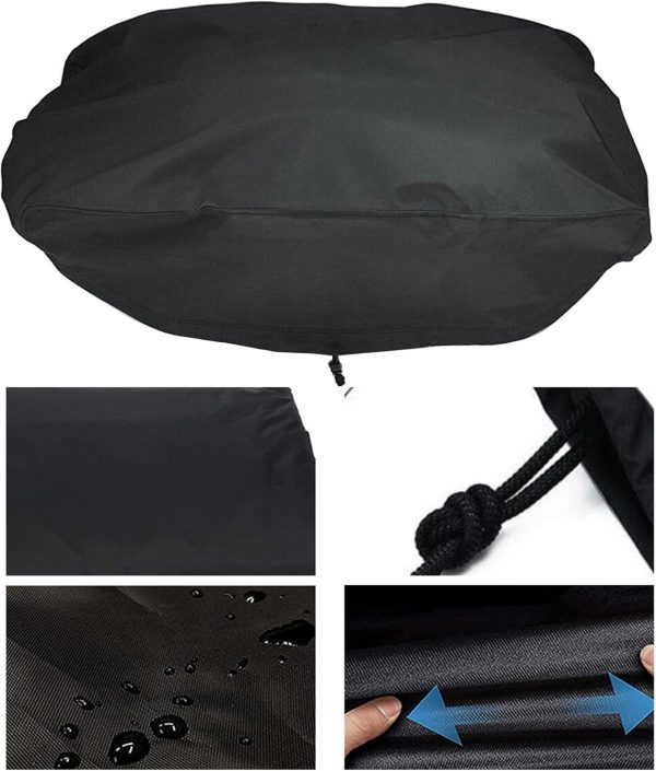 Electric BBQ Grills Black Grilling with Drawstring and Outdoor Barbecue - Image 3