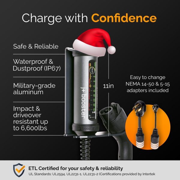 Portable Level 2 EV Charger (240V, 40A) J1772 Charge, Portable Electric Car - Image 4