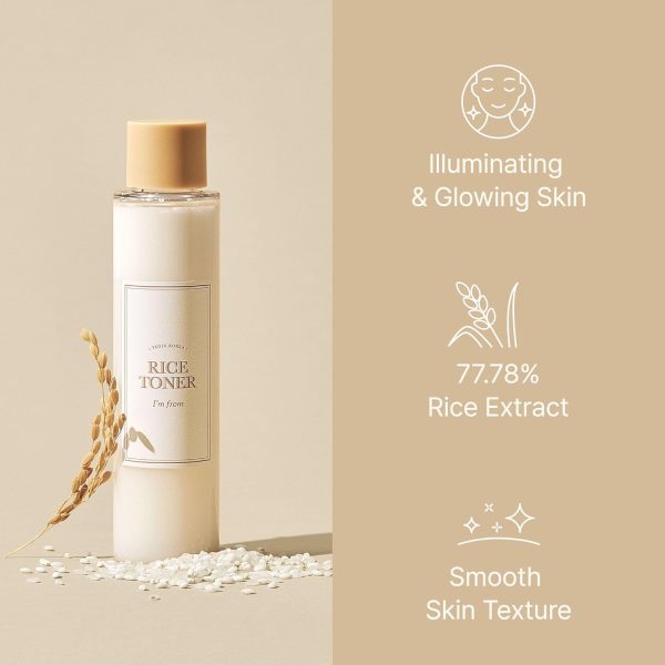 I'm from Rice Toner, Milky Toner for Glowing Skin, 77.78% Korean Rice, Glow - Image 2