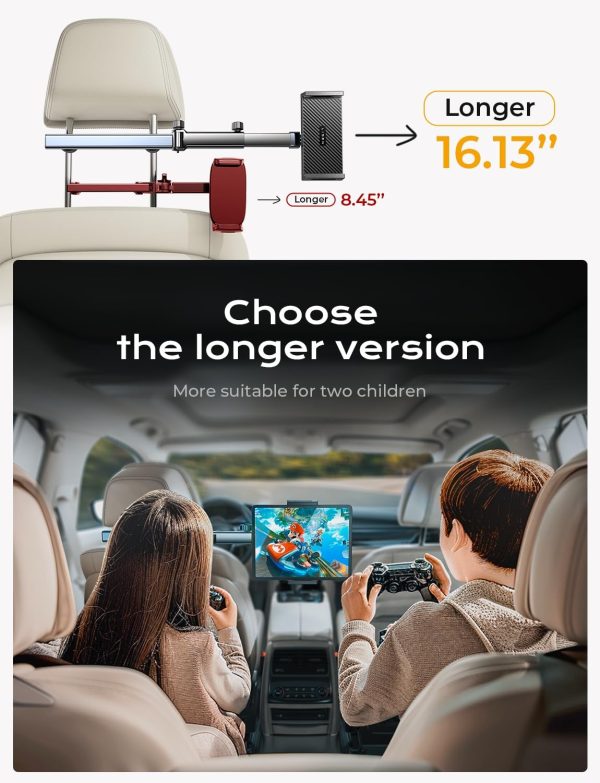 LISEN for iPad Holder for Car Accessories for Women Travel Gift, Tablet - Image 5