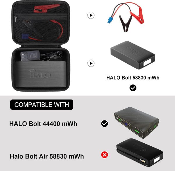 Hard Carrying Case for Halo Bolt 58830/44400/ 57720 mWh Portable Phone - Image 2