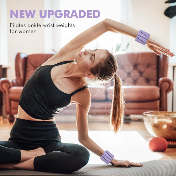 Wrist Weights, Ankle Weights for Women Men, Adjustable Wrist Weighted - Image 4
