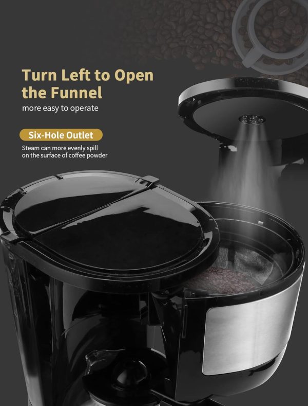 Gevi 4-Cup Coffee Maker, Small Drip Coffeemaker Compact Coffee Pot Brewer - Image 9