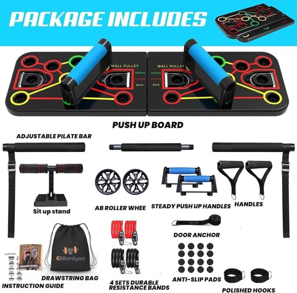 Push Up Board with Sit up Stand. Multifunctional Push Up Board with - Image 5
