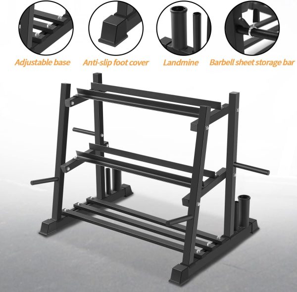 Dumbbell Rack, Bongkim Dumbbell Set with Rack Stand, Dumbbells Weights Rack - Image 5