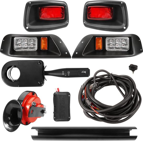 EZGO LED Headlight Tail Light Kit, Golf Cart Headlight Taillight Kit for - Image 9