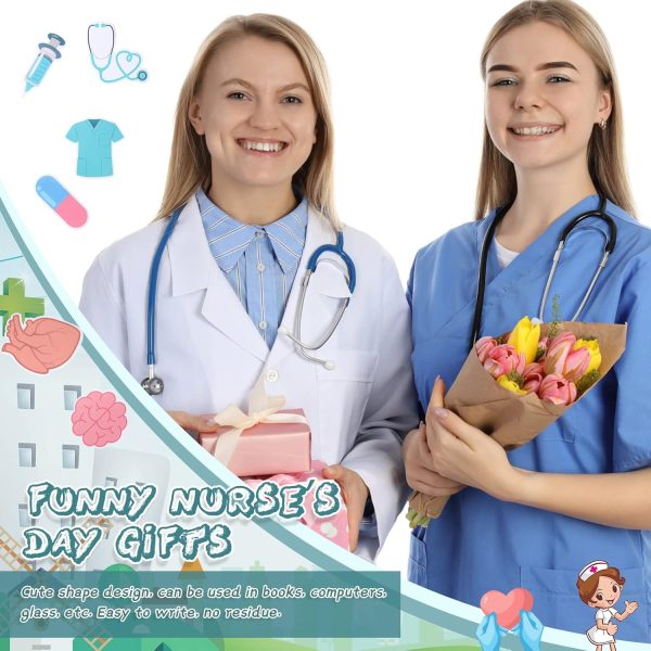 12 Pcs Nurse Gift Sticky Notes Medical Themed Sticky Notes Nurse Post Notes - Image 6